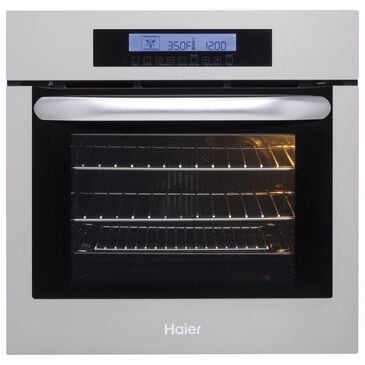 Haier 24" Single Wall Oven with Convection in Stainless Steel, , large