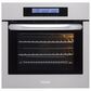 Haier 24" Single Wall Oven with Convection in Stainless Steel, , large