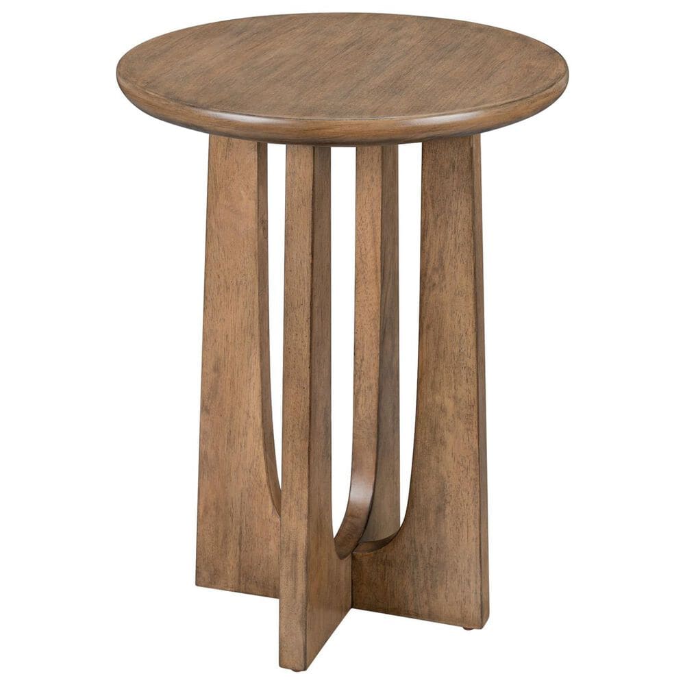 Belle Furnishings Bexley Chairside Table in Tuscan Brown, , large
