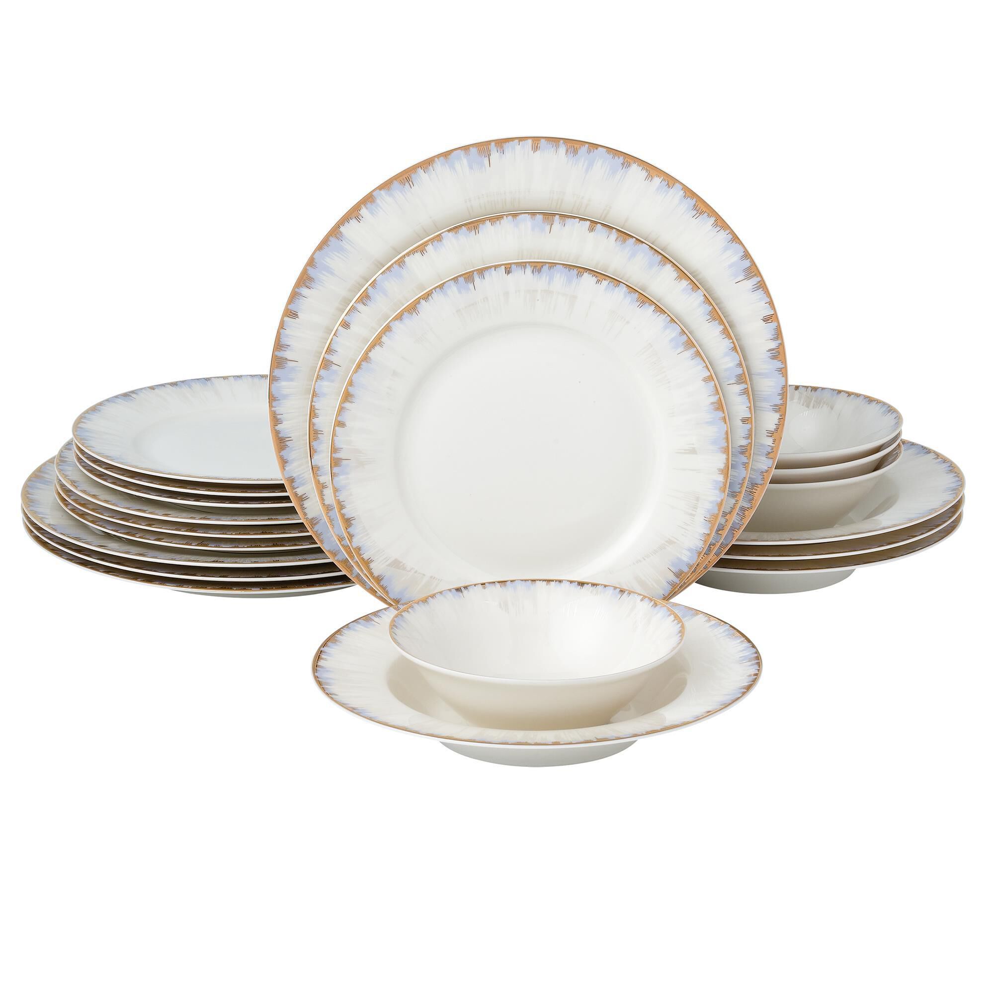 Gifts Plus Sophie Bone China 20-Piece Dinnerware Set