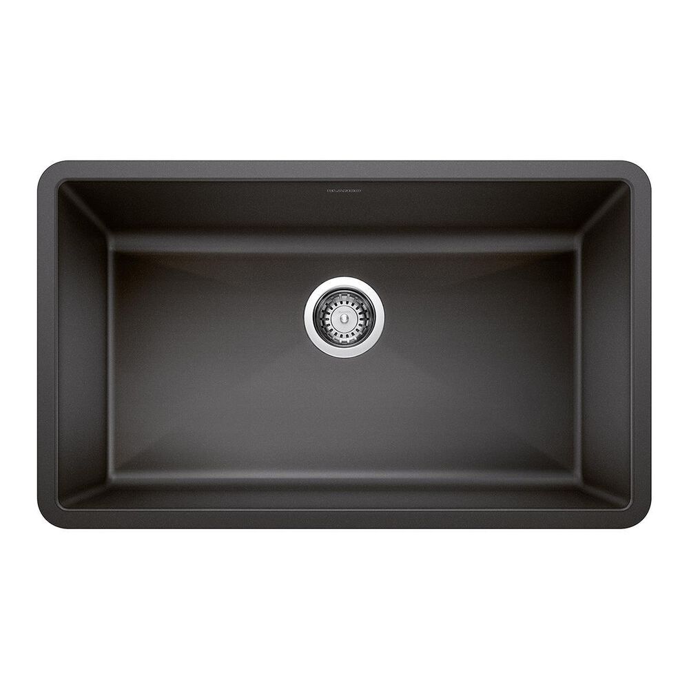 Blanco Precis 32" Super Single Bowl Kitchen Sink in Anthracite, , large