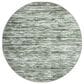 Radici USA Davide Striped 7"10" Round Green Area Rug, , large