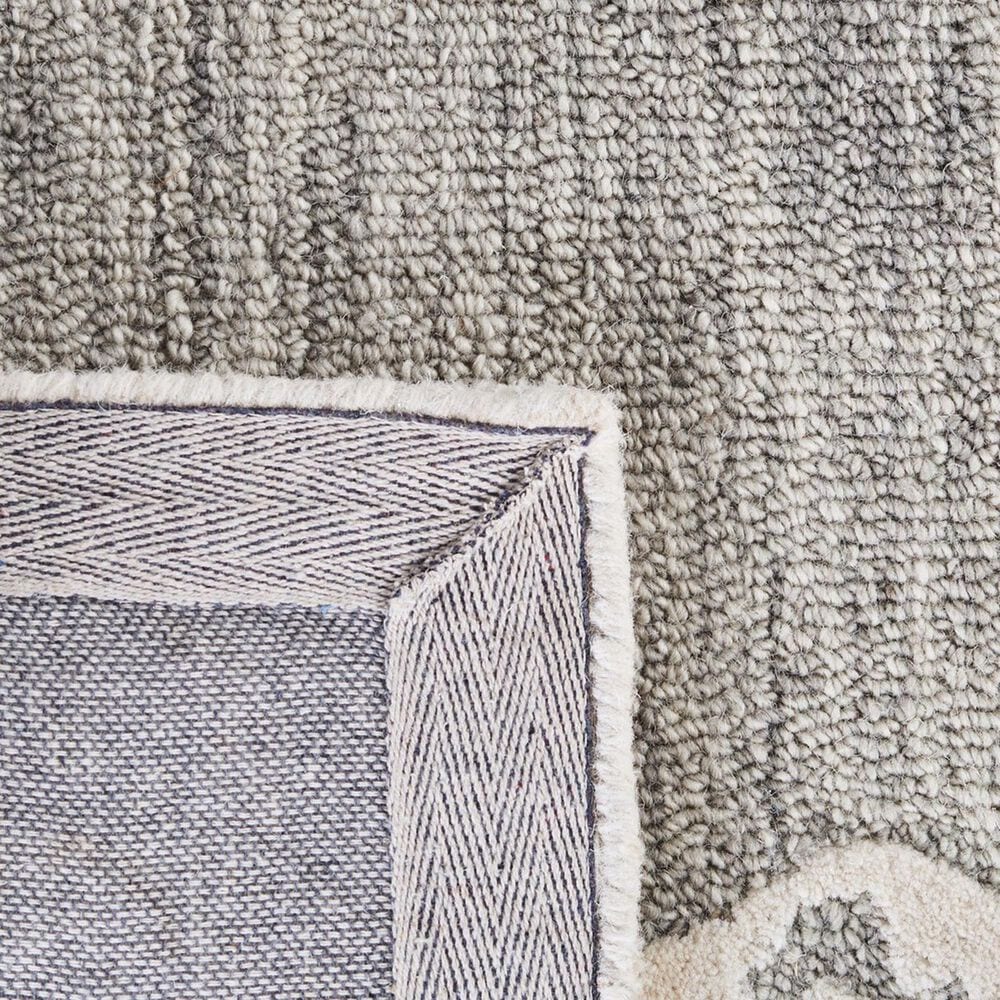 Safavieh Micro-Loop MLP275F 8&#39; x 10&#39; Gray and Ivory Area Rug, , large