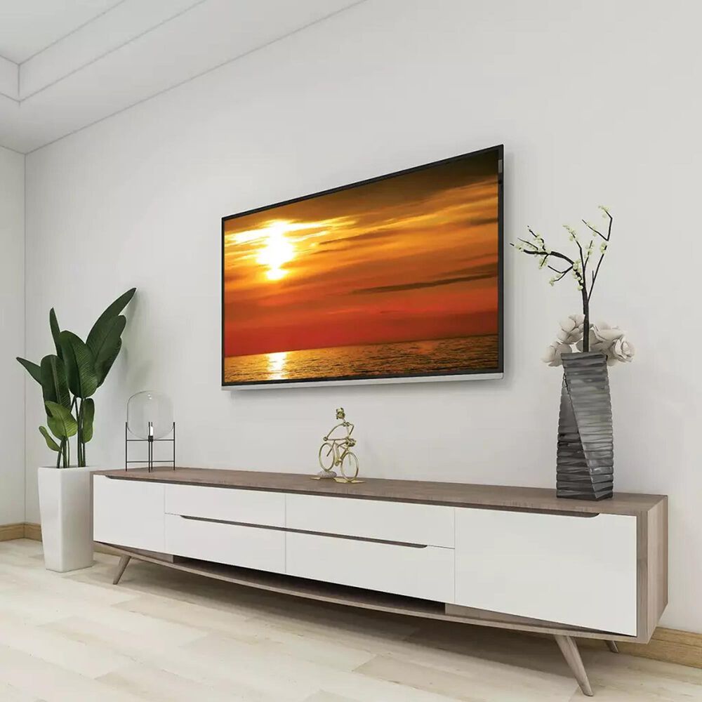 Secura Large Fixed Position Wall Mount for 32" - 90" TVs in Black, , large