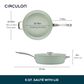 Circulon 5-Quart Ceramic Nonstick Saute Pan with Lid in Sage, , large