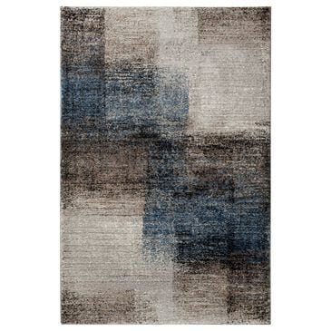 Central Oriental Structures Torrent Georgia Rain 5" x 7"6" Multicolor and Dusk Area Rug, , large