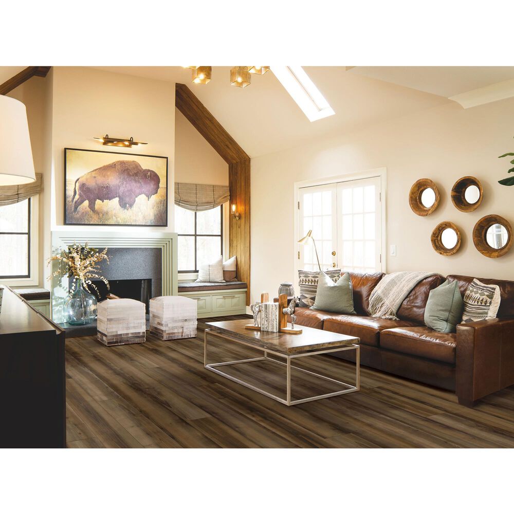 Karastan Treasured Grove Umber 7&quot; x 72&quot; Luxury Vinyl Tile, , large