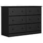 Lemoore Essentials 45" 6-Drawer Dresser Only in Black, , large