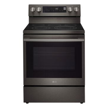 LG 6.3 Cu. Ft. Freestanding Electric Range in PrintProof Black Stainless Steel, , large