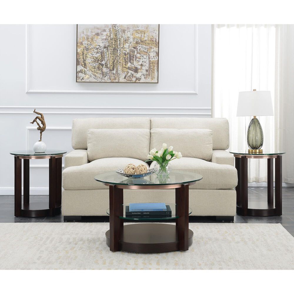 Mayberry Hill Elsa Coffee Table in Espresso, , large
