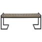 Hearth and Haven Hopkins Patio Bench in Grey and Black, , large