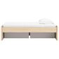 Ashley Onita Twin Platform Bed with 1 Side Storage in Natural, , large
