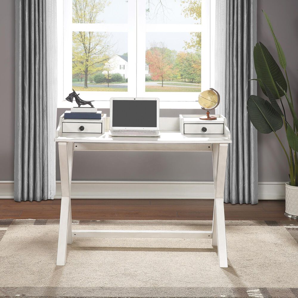 OSP Home Barton Writing Desk in White Wash, , large