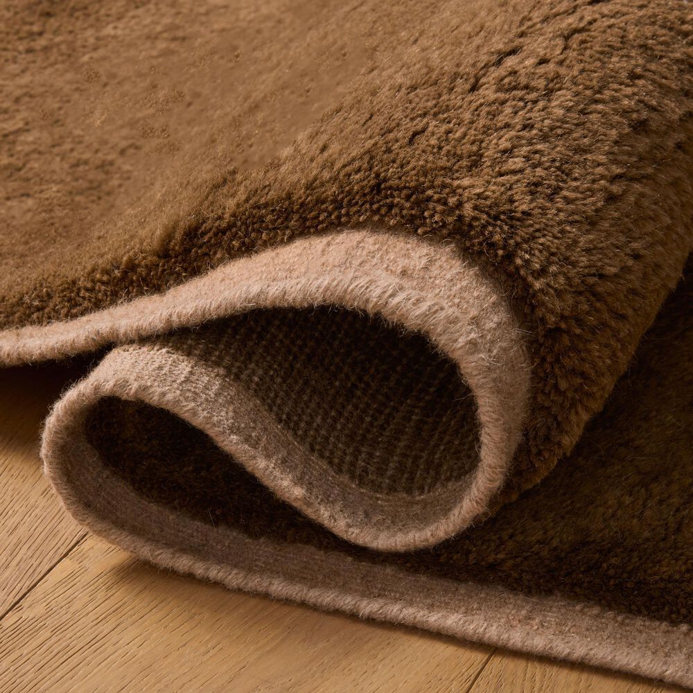 Loloi Bracken Rose and Mocha 4' x 6' Area Rug, , large