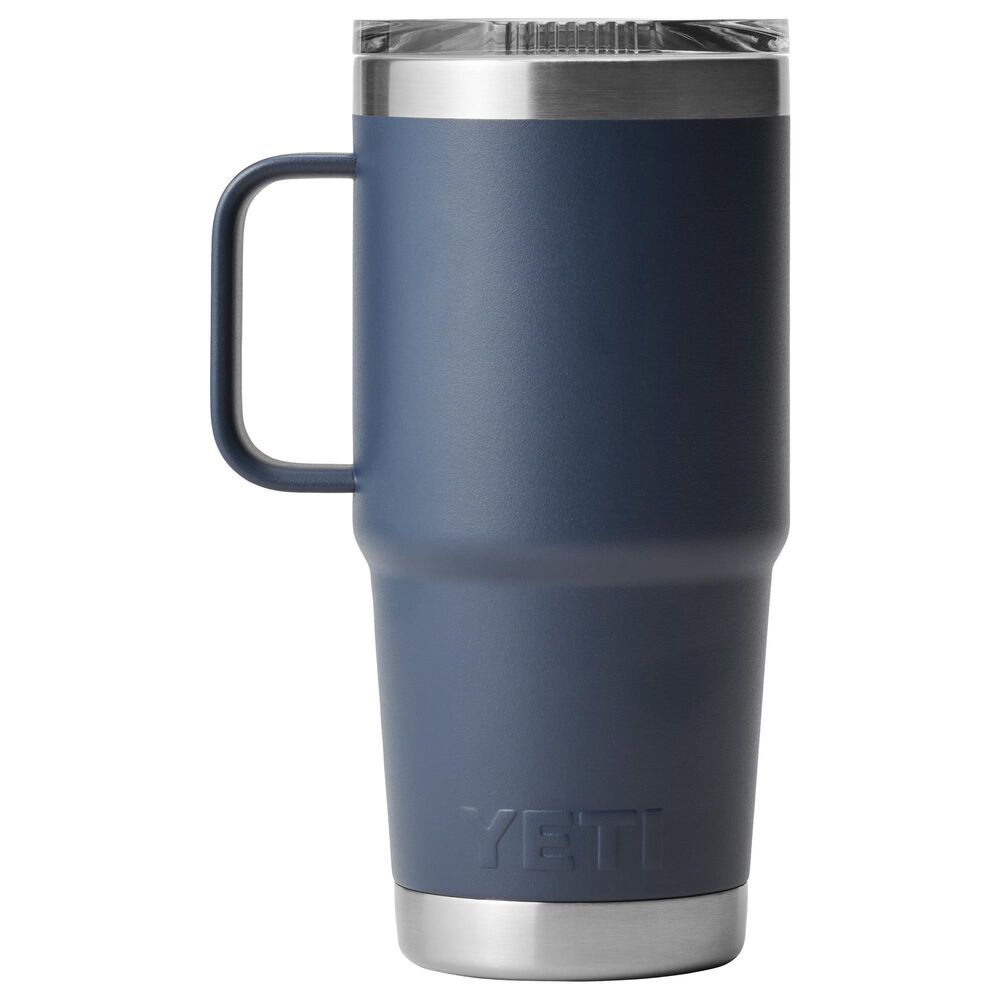 YETI Rambler 20 Oz Travel Mug with StrongHold Lid in Navy, , large