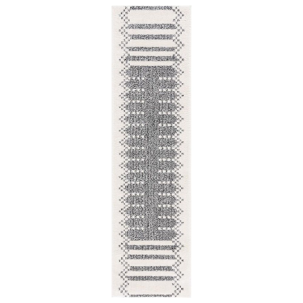 Safavieh Melody MEL106A 2"2" x 8" Ivory and Black Runner, , large
