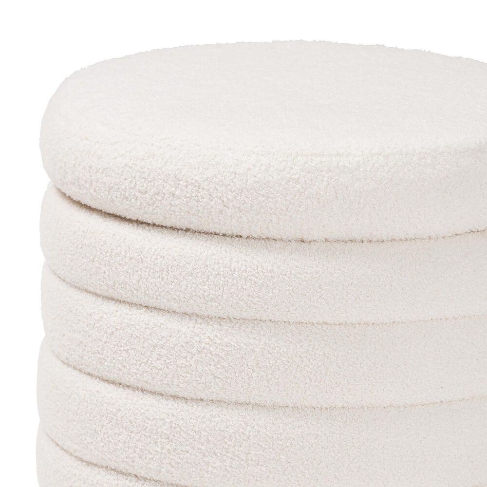 Baxton Studio Tabitha Storage Ottoman in Ivory, , large