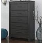 Ashley Brinxton 5 Drawer Chest in Charcoal, , large