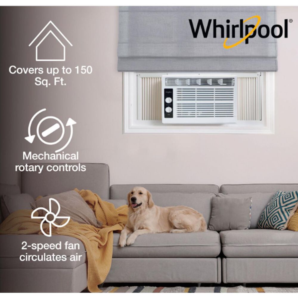 Whirlpool 15000 BTU 115V Window-Mount AC, , large