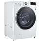 LG 5.0 Cu. Ft. Front Load Washer and 7.4 Cu. Ft. Electric Dryer with TurboWash 360 Laundry Pair in White (Pedestals Sold Separately), , large