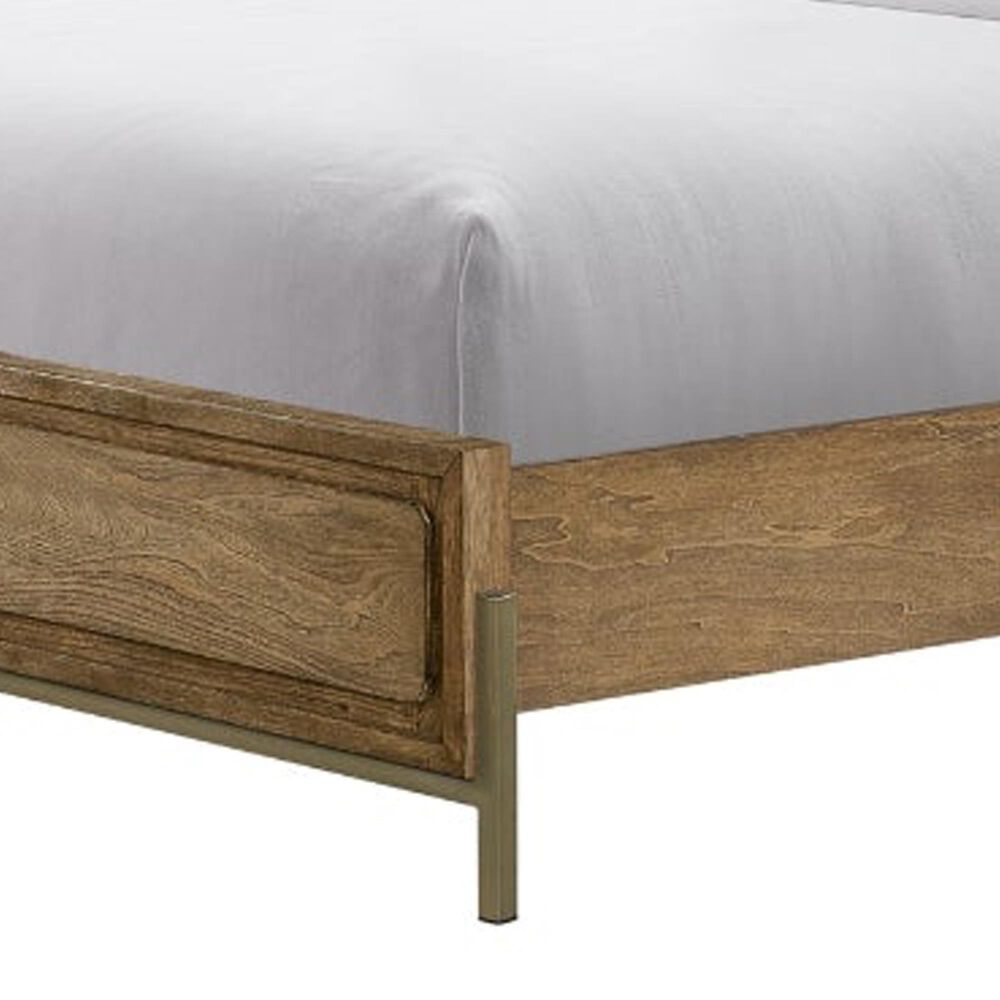 Sterling Timber Elure Queen Upholstered and Strap Panel Bed in Latte, , large
