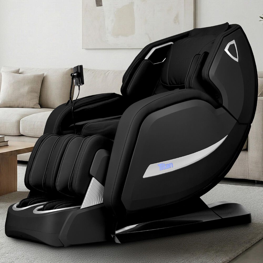 Osaki Advent 4D Power Zero Gravity Massage Chair with Spinning Calf Rollers in Black, , large