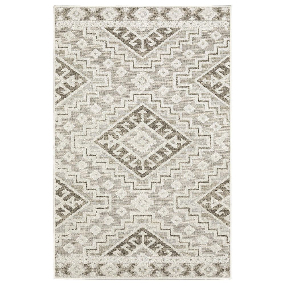 Oriental Weavers Tangier TAN03 2"3" x 7"6" Beige Runner, , large