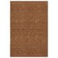 Dalyn Rug Company Soft Essentials Solid Paprika 9" x 12" Area Rug, , large