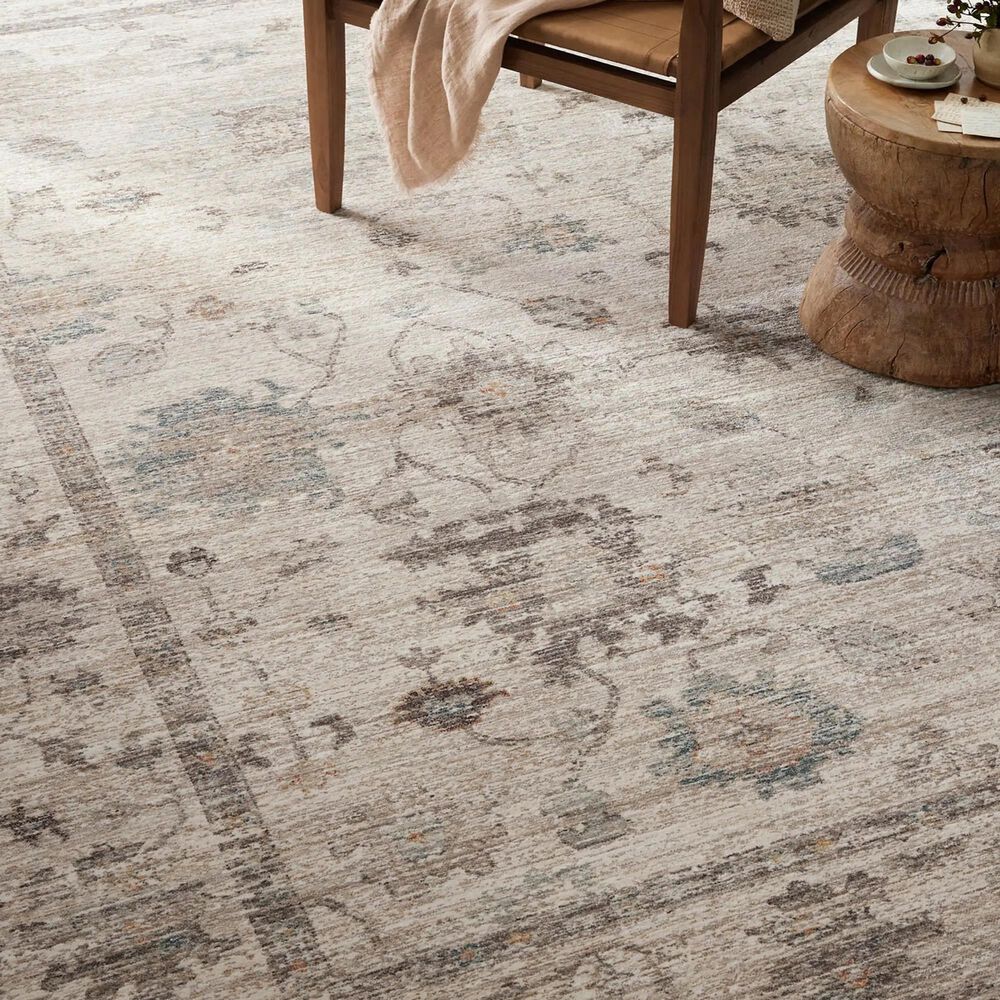Magnolia Home Millie 5&#39;3&quot; x 7&#39;6&quot; Silver and Dove Area Rug, , large