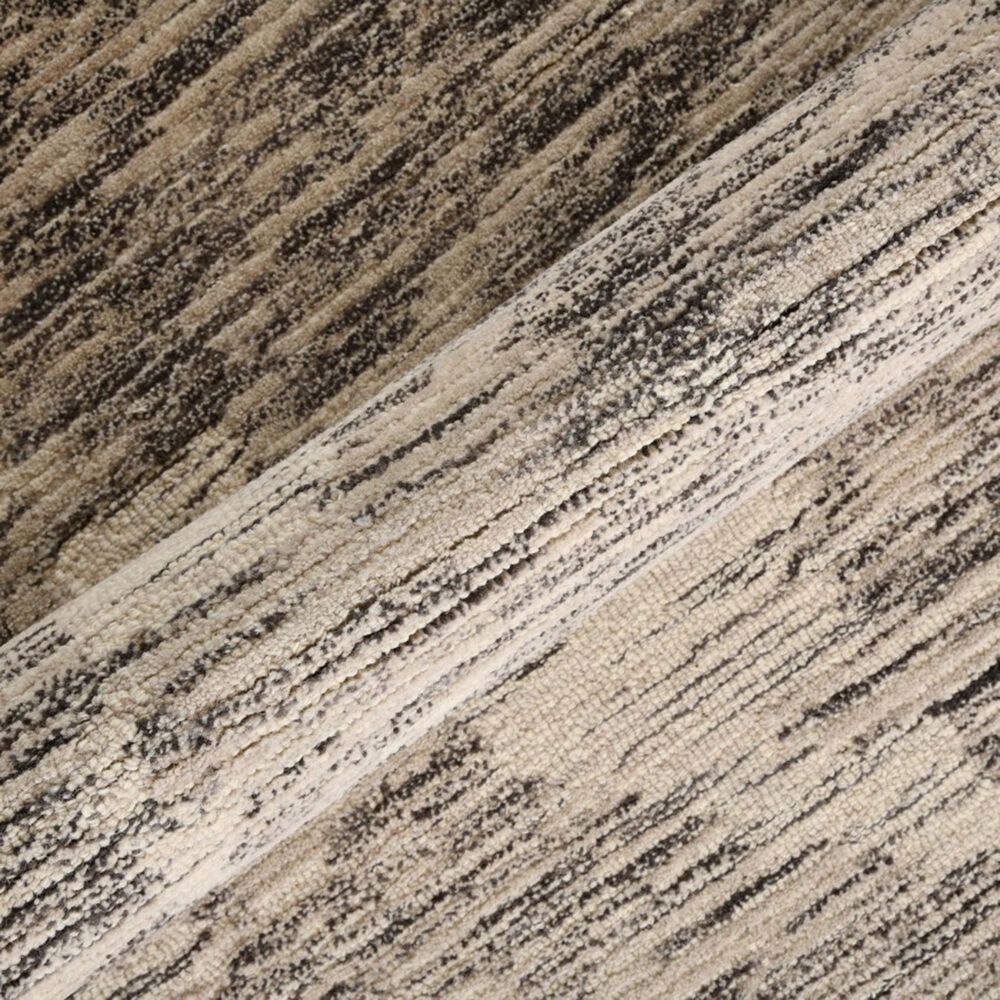 Amer Rugs Mexico Ivory and Charcoal 3'6" x 5'6" Area Rug, , large