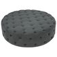 Baxton Studio Cardiff Ottoman in Dark Gray, , large