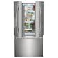 Frigidaire Gallery 3 Piece Kitchen Package with 27.8 Cu. Ft. French Door Refrigerator, 30" Front Control Gas Range with Total Convection, and 24" Built-In Bar Handle Dishwasher with CleanBoost in Stainless Steel, , large