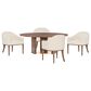 Hooker Furniture Eleana 5-Piece Round Dining Set in Light Caramel, , large