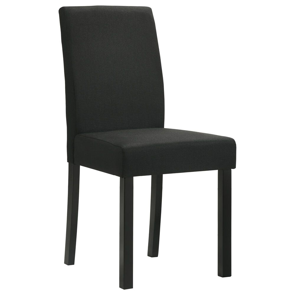 Crown Mark Resia Side Chair in Black, , large