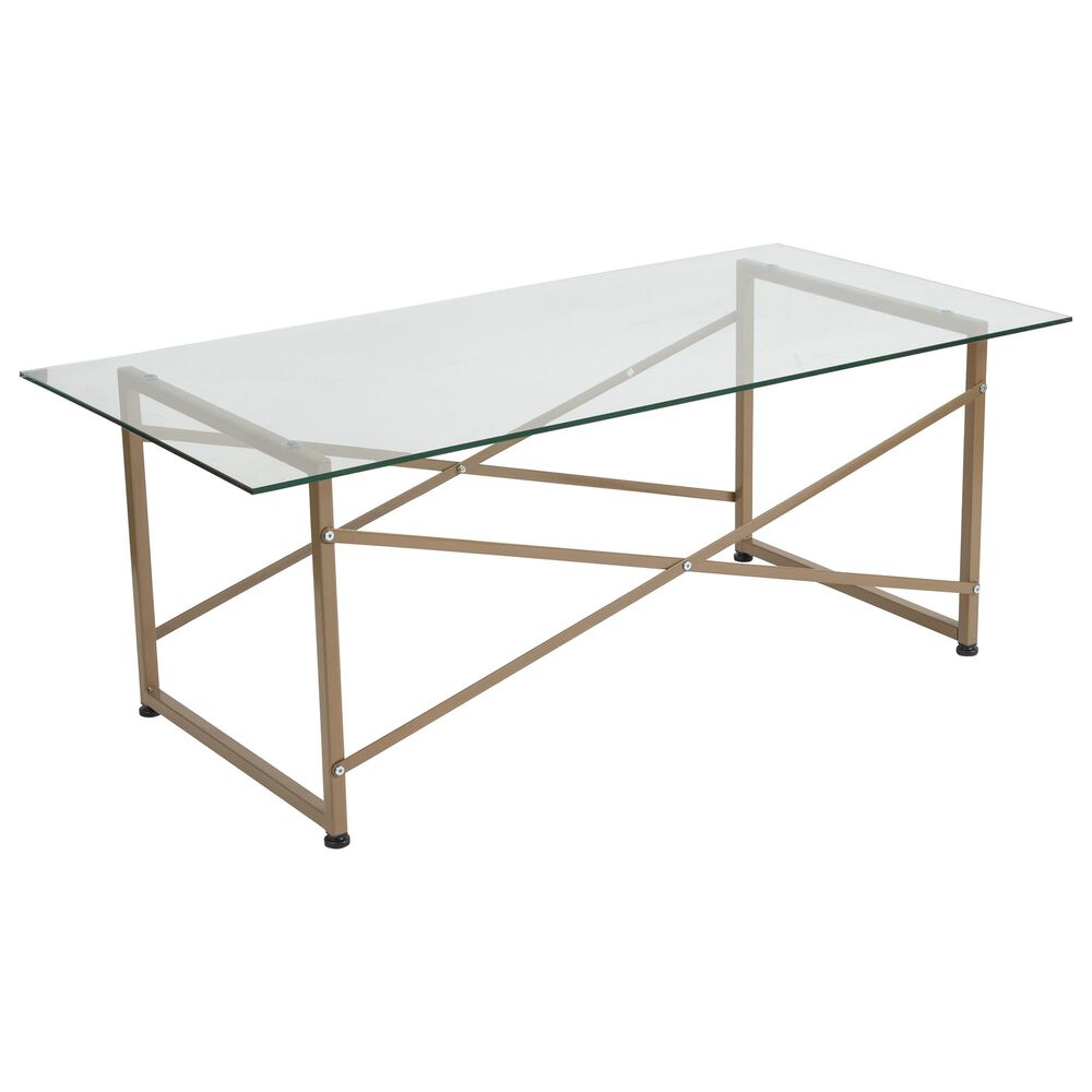 Flash Furniture Mar Vista Coffee Table in Gold, , large