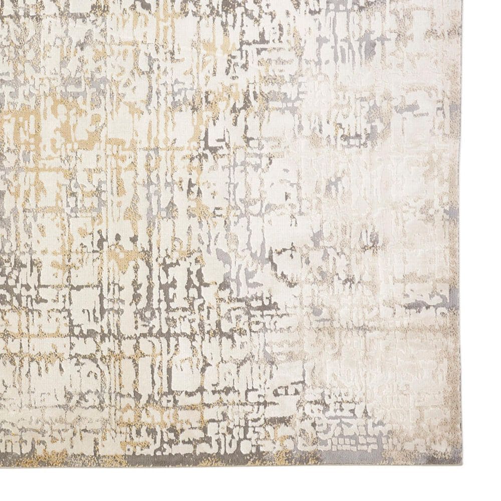 Feizy Waldor Abstract Beige 6&#39;7&quot; x 9&#39;6&quot; Area Rug, , large
