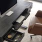 Riva Ridge Sloane 60" Sit and Stand Desk in Mink and Black, , large
