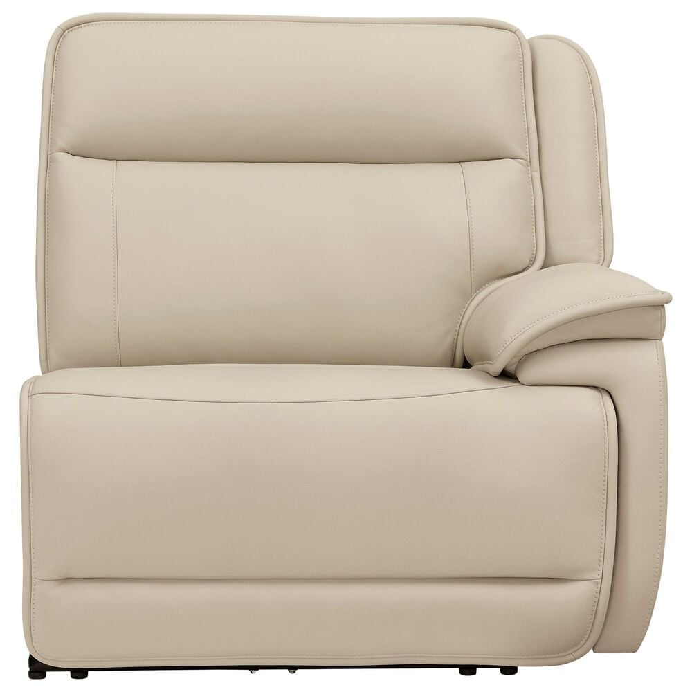 Ashley Double Deal 3-Piece Power Symmetrical Reclining Sectional Sofa in Almond, , large