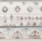 Surya Alyssa 2" x 3" Ivory, White, Black, Brown and Blue Area Rug, , large