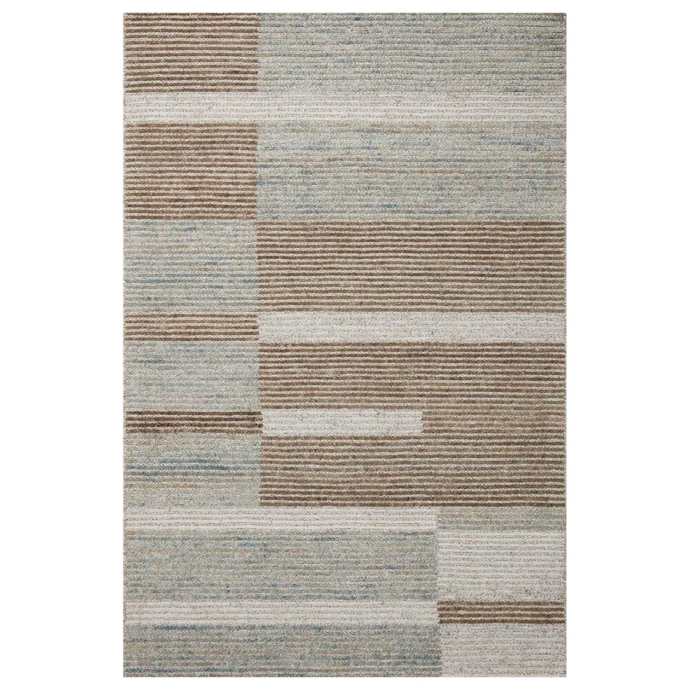Loloi Stiles 8"6" x 11"6" Tobacco and Lagoon Area Rug, , large