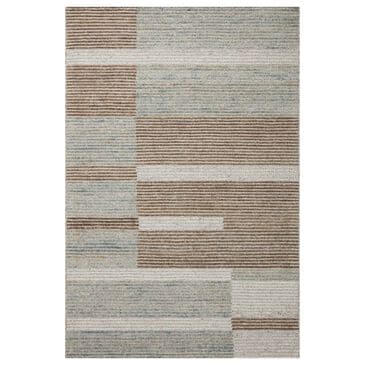 Loloi Stiles 8"6" x 11"6" Tobacco and Lagoon Area Rug, , large