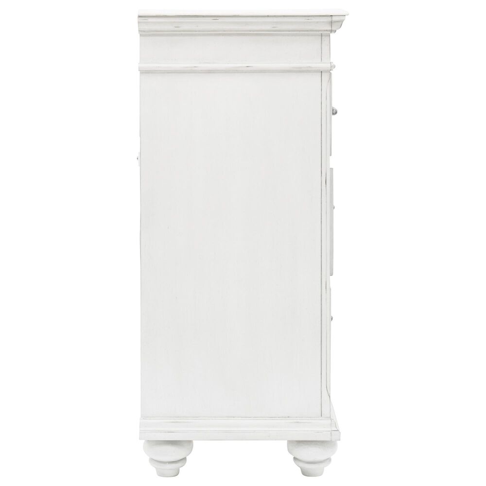 Ashley Kanwyn 4-Piece Cal King Upholstered Bed Set in Whitewash, , large