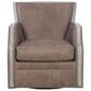 Bradington-Young Fredricksen Swivel Chair in Mushroom, , large