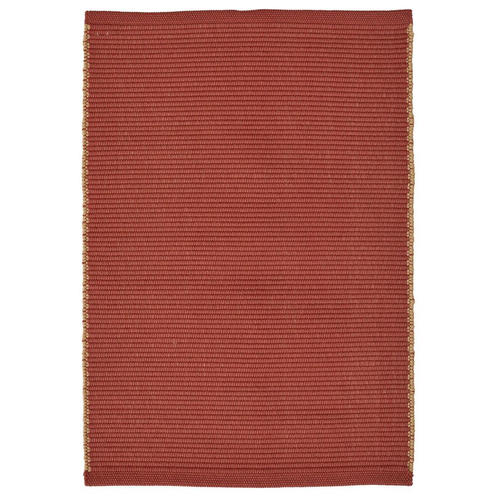 Feizy Theo 5" x 8" Red and Sand Area Rug, , large