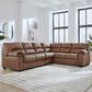 Ashley WillowBend 3-Piece Sectional with RAF Sofa in Caramel, , large