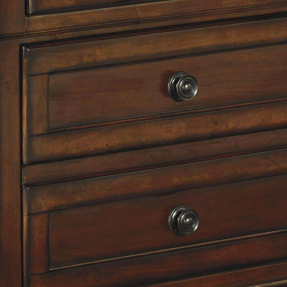 Millenium Porter 2 Drawer Nightstand in Burnished Brown, , large