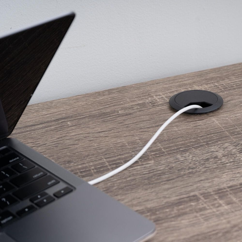 Linon Home Decor Tracey 2-Drawer Parson Desk in Grey Wash, , large