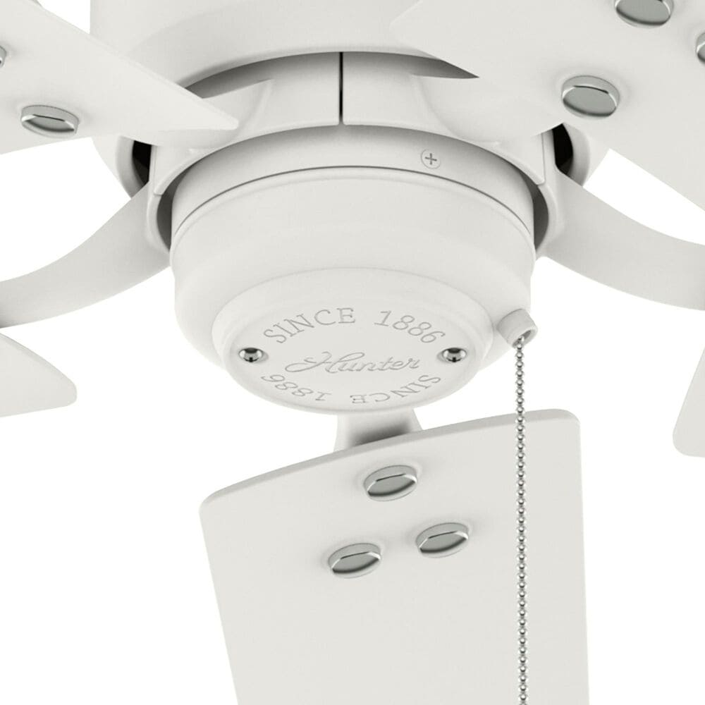 Hunter Windbound 52&quot; Outdoor Ceiling Fan in Matte White, , large