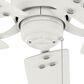 Hunter Windbound 52" Outdoor Ceiling Fan in Matte White, , large