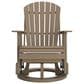 Ashley Hyland Wave Swivel Glider Chair in Driftwood, , large